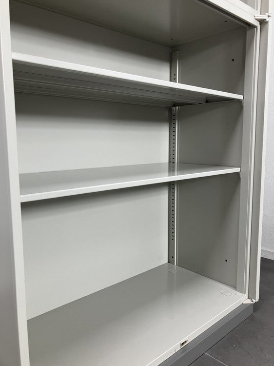 ナイキNWシリーズ ガラス両開き上下書庫 商品画像10