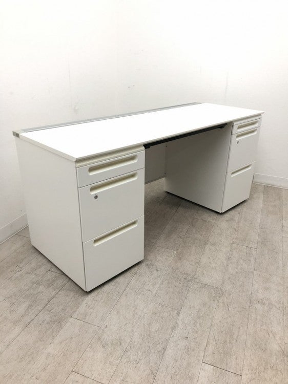 クロガネFUシリーズ 1600両袖デスク 商品画像1