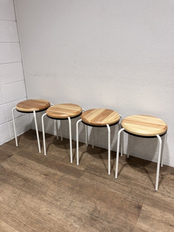 ウチダ（内田洋行）アオシリーズ スツール4脚セット 商品画像1