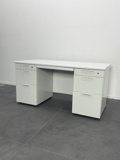 プラスLAシリーズ 1400両袖デスク 商品画像1
