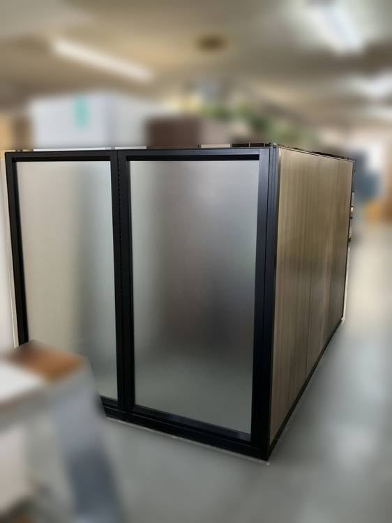 オカムラ5連L型パーテーション 商品画像1