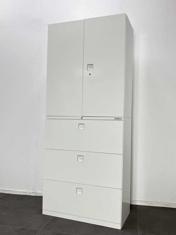 オカムラレクトラインシリーズ 両開きラテラル上下書庫 商品画像1