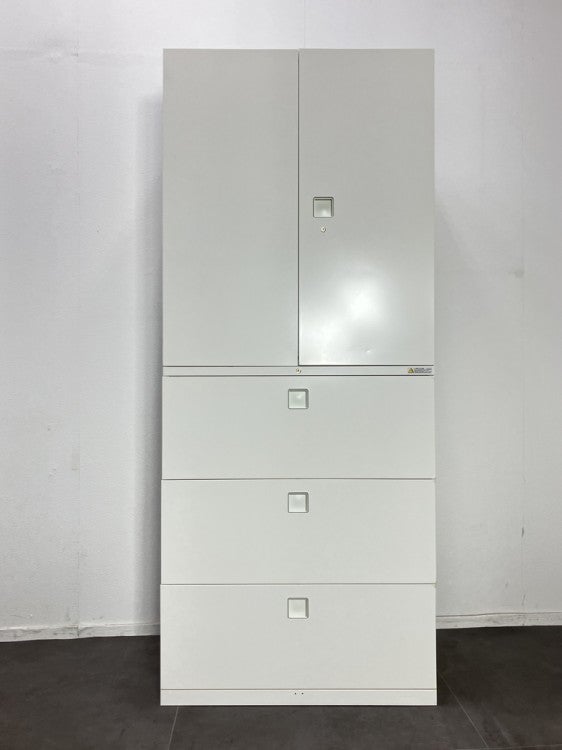 オカムラレクトラインシリーズ 両開きラテラル上下書庫 商品画像3