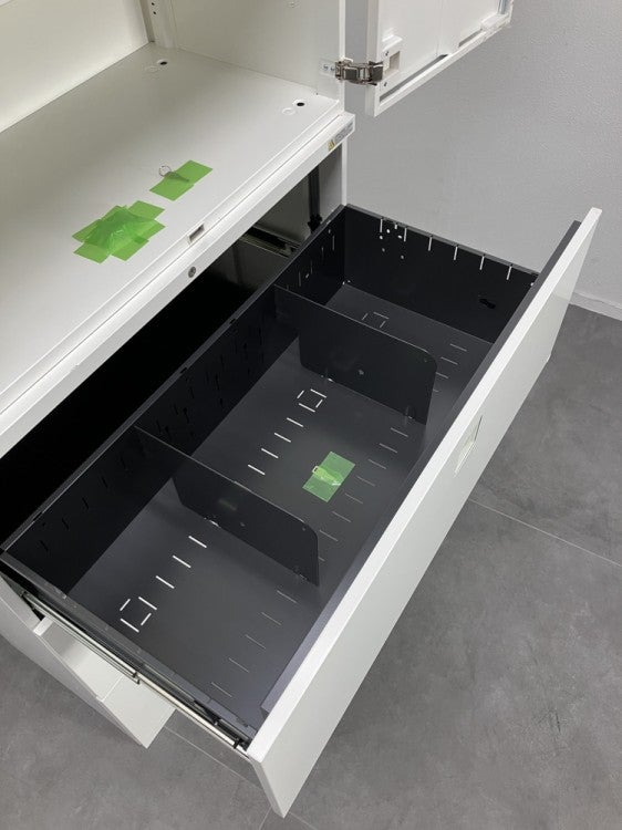 オカムラレクトラインシリーズ 両開きラテラル上下書庫 商品画像10