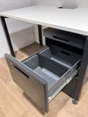 コクヨワークフィットシリーズ 1200平デスク＋ワゴンセット 商品画像6