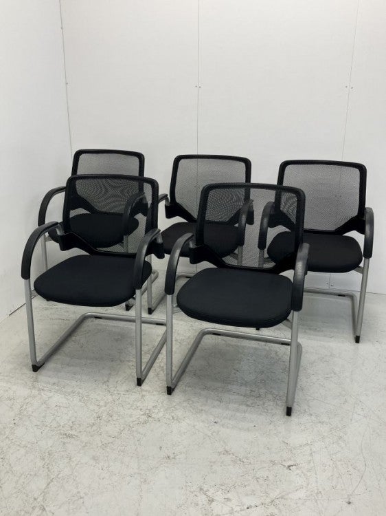 オカムラエアリシリーズ ミーティングチェア5脚セット 商品画像1