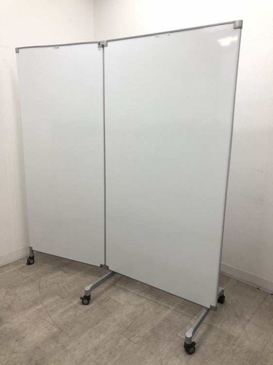 コクヨ2連折畳ホワイトボードパーテーション 商品画像1