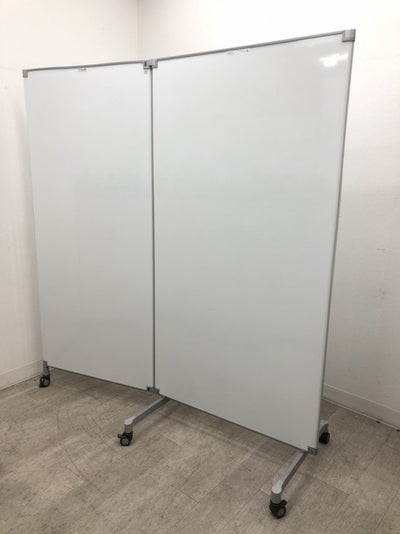 コクヨ2連折畳ホワイトボードパーテーション 商品画像1