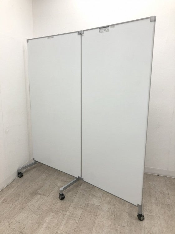 コクヨ2連折畳ホワイトボードパーテーション 商品画像1