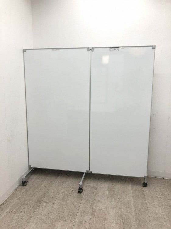コクヨ2連折畳ホワイトボードパーテーション 商品画像2