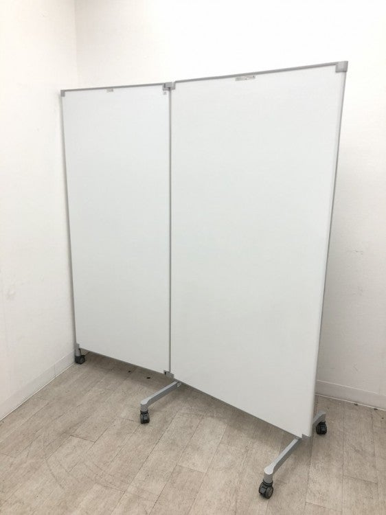 コクヨ2連折畳ホワイトボードパーテーション 商品画像1