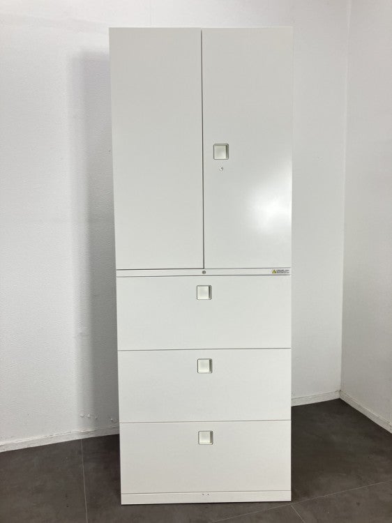 オカムラレクトラインシリーズ 両開きラテラル上下書庫 商品画像3