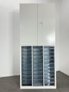 オカムラレクトラインシリーズ 両開きクリアトレー上下書庫 商品画像3