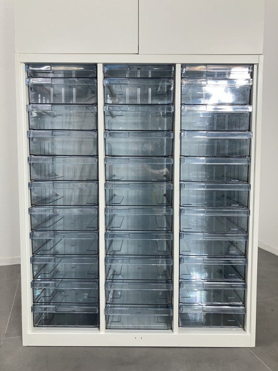 オカムラレクトラインシリーズ 両開きクリアトレー上下書庫 商品画像8
