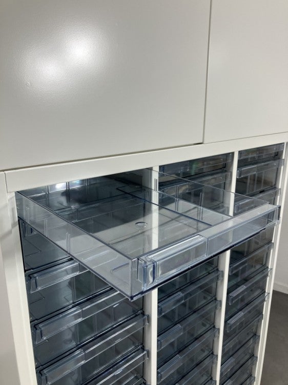オカムラレクトラインシリーズ 両開きクリアトレー上下書庫 商品画像9