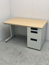 プラスフラットラインシリーズ 1200片袖デスク 商品画像1