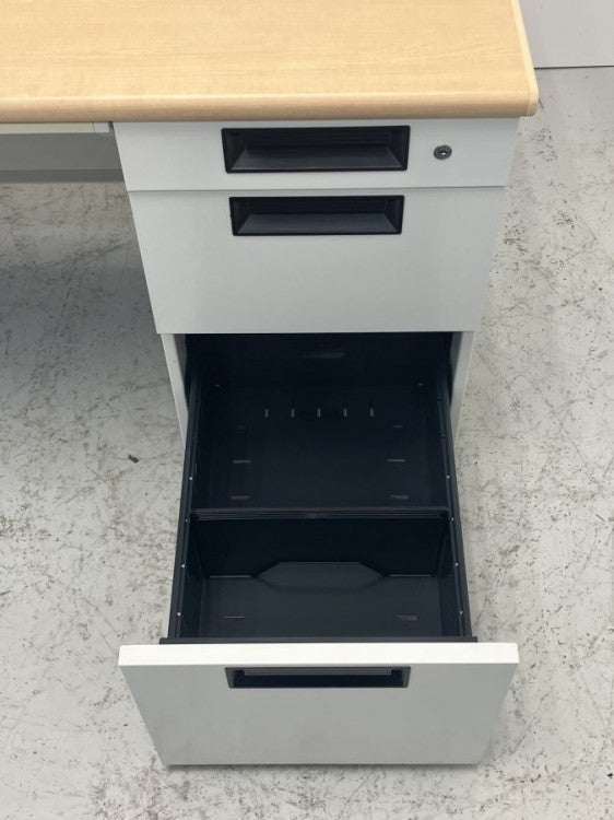 プラスフラットラインシリーズ 1200片袖デスク 商品画像11