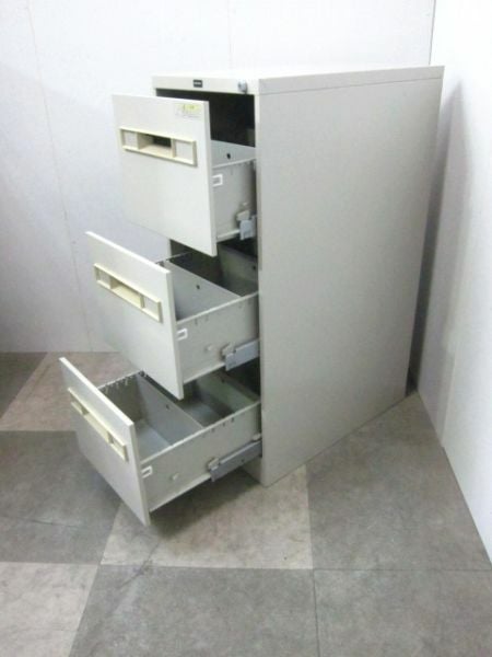 ウチダ（内田洋行）3段キャビネット 商品画像3