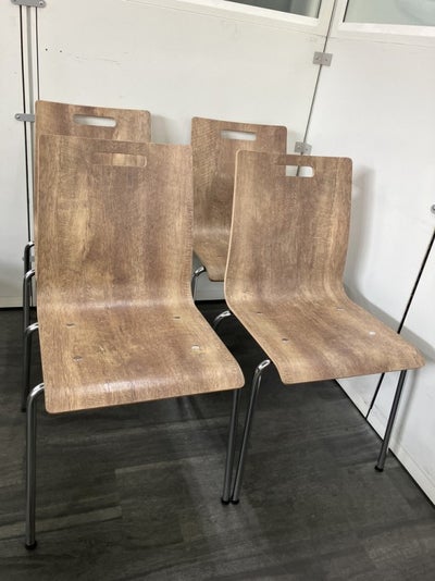 オカムラモノスシリーズ スタッキングチェア4脚セット 商品画像1