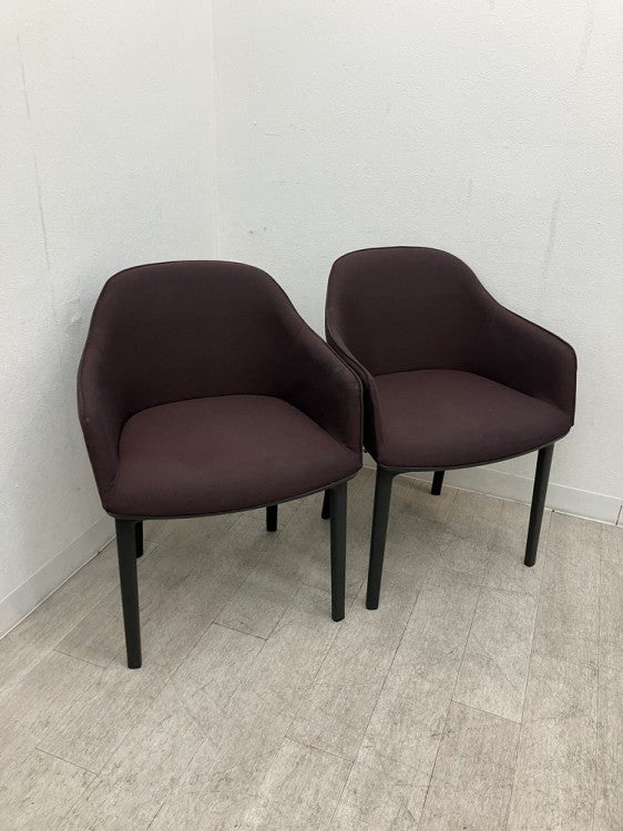 Vitra（ヴィトラ）ソフトシェルチェアシリーズ ミーティングチェア2脚セット 商品画像1