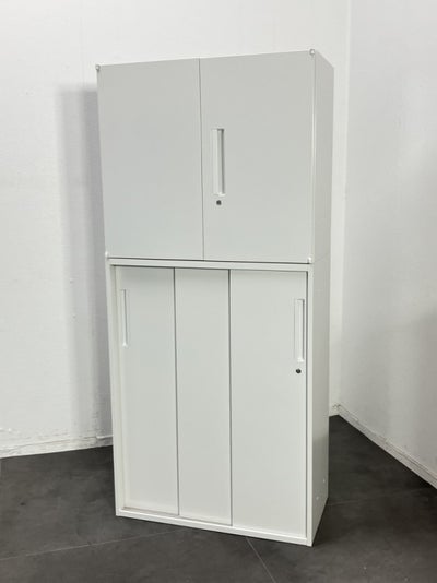 ウチダ（内田洋行）HS(ハイパーストレージ)シリーズ 両開きスライド上下書庫 商品画像1