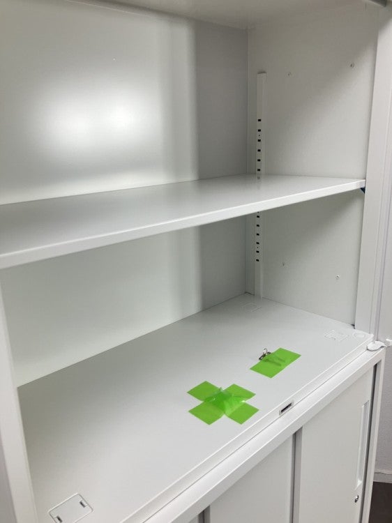 ウチダ（内田洋行）HS(ハイパーストレージ)シリーズ 両開きスライド上下書庫 商品画像8