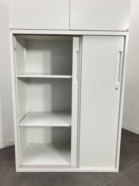 ウチダ（内田洋行）HS(ハイパーストレージ)シリーズ 両開きスライド上下書庫 商品画像12