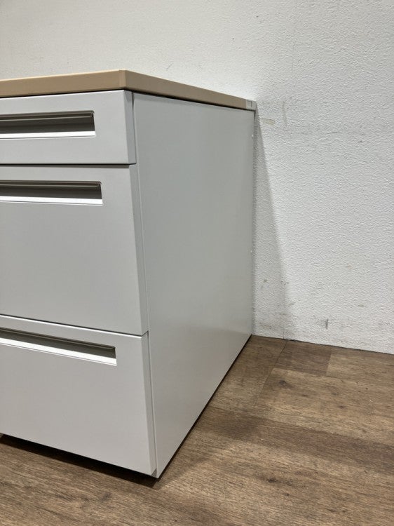 ウチダ（内田洋行）SCAENA(スカエナ)シリーズ　Kタイプ 1400両袖デスク 商品画像9