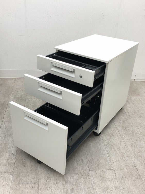 プラス1200平デスク+ワゴンセット 商品画像12