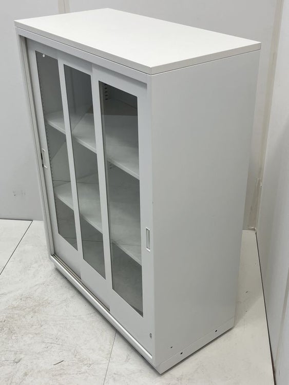 イトーキシンラインシリーズ ガラス引き違い書庫 商品画像4