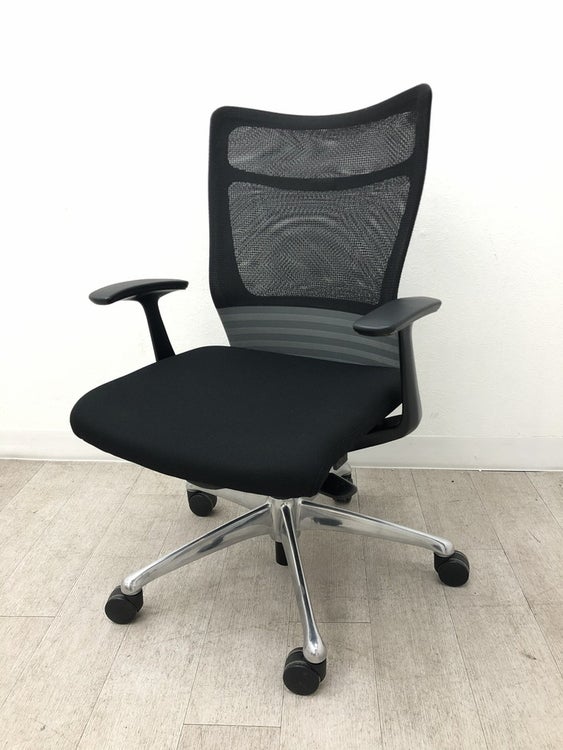 オカムラfeego(フィーゴ)チェア 固定肘付フィーゴメッシュチェア 商品画像1
