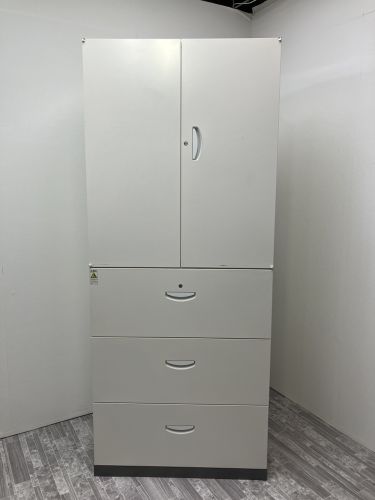 オカムラ 3段ラテラル・両開き上下書庫 | 無限堂ネットショップ オカムラ 3段ラテラル・両開き上下書庫 | 無限堂ネットショップ