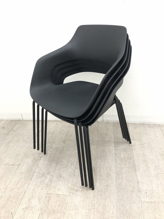 Wilkhahn（ウィルクハーン）222 range OCCO(222レンジオッコ)シリーズ スタッキングチェア4脚セット 商品画像17