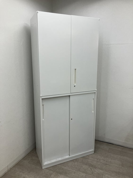 ウチダ（内田洋行）HS(ハイパーストレージ)シリーズ 両開きスライド上下書庫 商品画像1