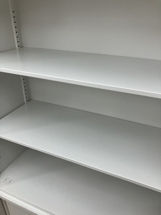 ウチダ（内田洋行）HS(ハイパーストレージ)シリーズ 両開きスライド上下書庫 商品画像8