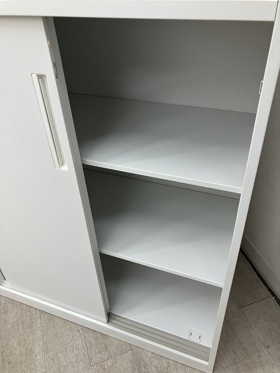 ウチダ（内田洋行）HS(ハイパーストレージ)シリーズ 両開きスライド上下書庫 商品画像9