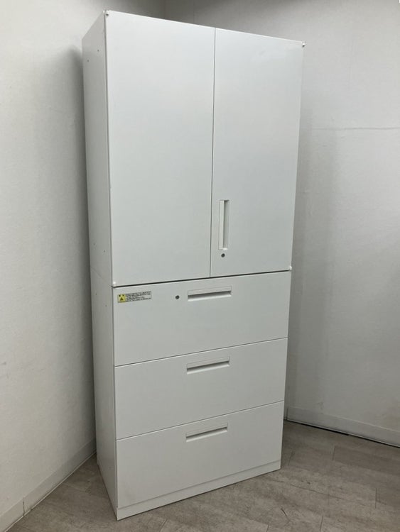 ウチダ（内田洋行）HS(ハイパーストレージ)シリーズ 両開きラテラル上下書庫 商品画像1