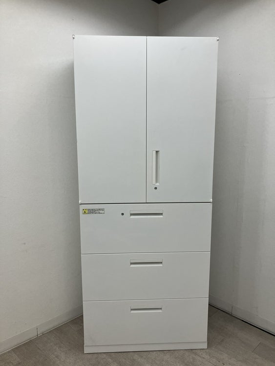 ウチダ（内田洋行）HS(ハイパーストレージ)シリーズ 両開きラテラル上下書庫 商品画像2