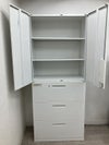 ウチダ（内田洋行）HS(ハイパーストレージ)シリーズ 両開きラテラル上下書庫 商品画像8