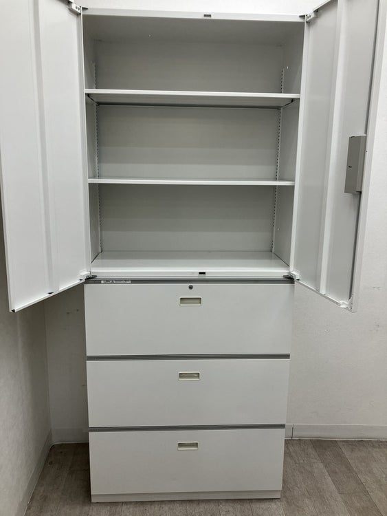イトーキシンラインシリーズ 両開きラテラル上下書庫 商品画像6