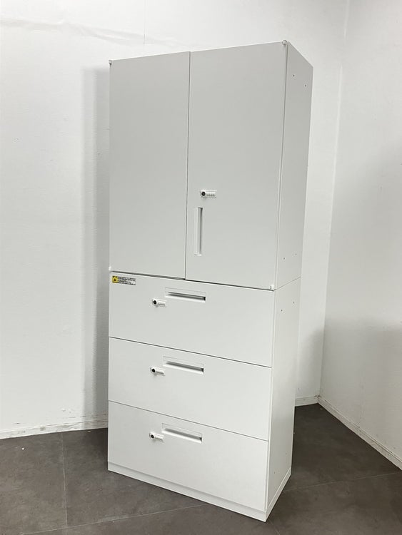 ウチダ（内田洋行）HS(ハイパーストレージ)シリーズ 両開きラテラル上下書庫 商品画像1