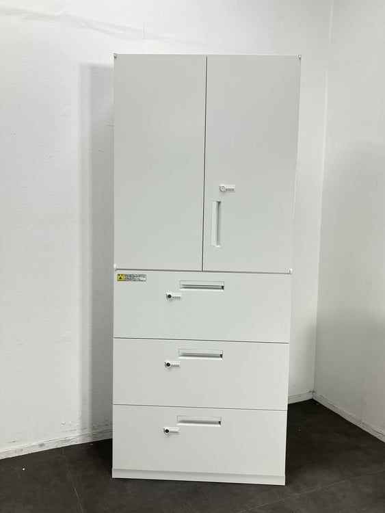 ウチダ（内田洋行）HS(ハイパーストレージ)シリーズ 両開きラテラル上下書庫 商品画像3