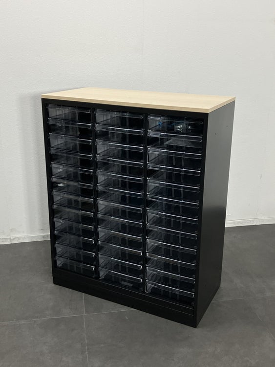 ウチダ（内田洋行）HS(ハイパーストレージ)シリーズ クリアトレーキャビネット 商品画像1
