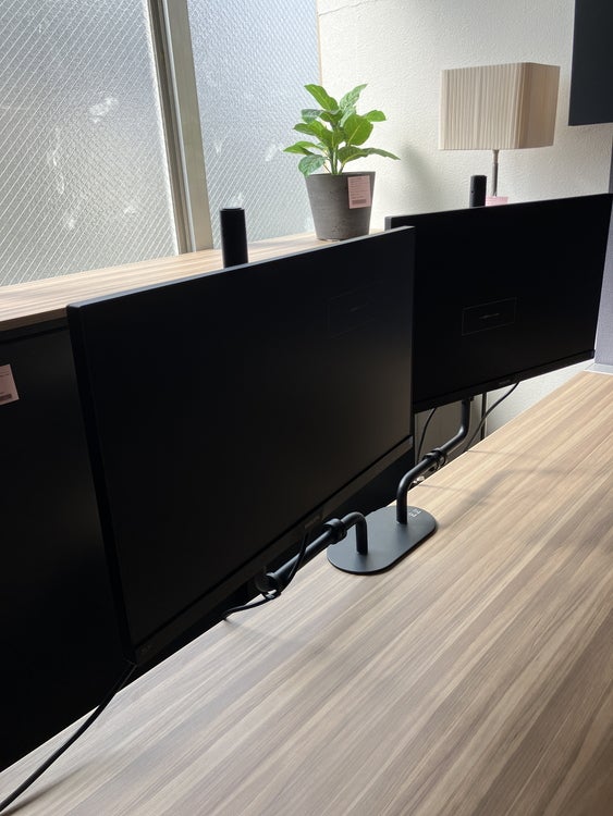 ルーポシリーズ 24.5インチ液晶モニター2台+モニターアームセット 商品画像2