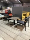 イトーキknot Work(ノットワーク)シリーズ カフェテーブル+ラウンジチェア3点セット 商品画像2