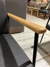 イトーキknot Work(ノットワーク)シリーズ カフェテーブル+ラウンジチェア3点セット 商品画像13