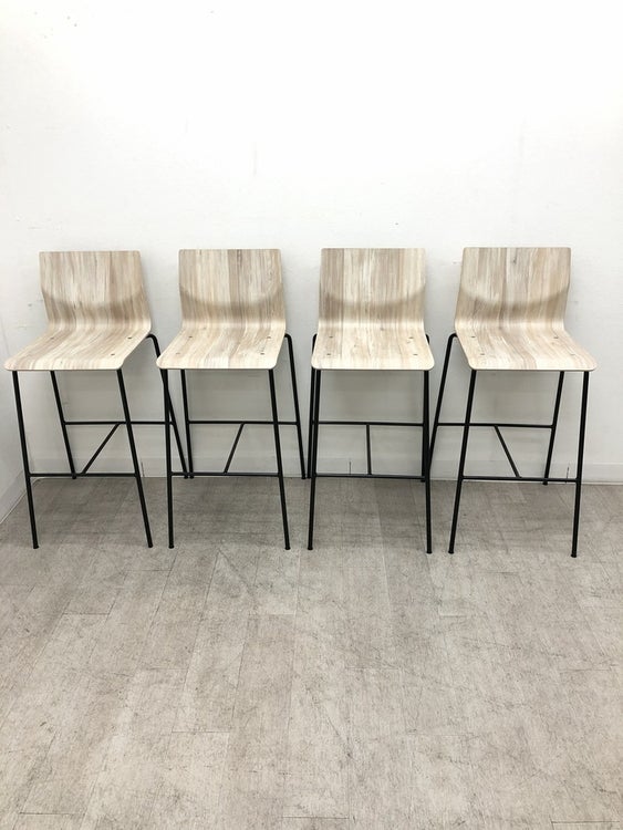オカムラスイープシリーズ ハイチェア4脚セット 商品画像2