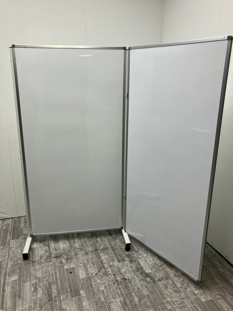 2連結ホワイトボードパーテーション 商品画像3