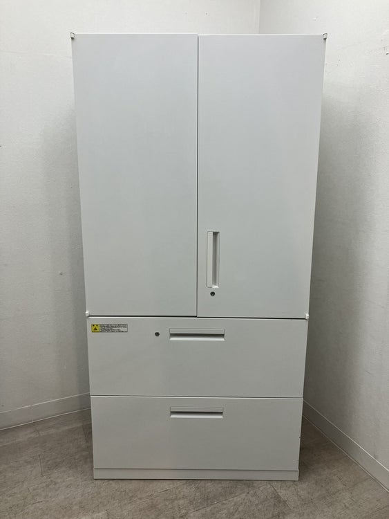 ウチダ（内田洋行）HS(ハイパーストレージ)シリーズ 両開きラテラル上下書庫 商品画像1