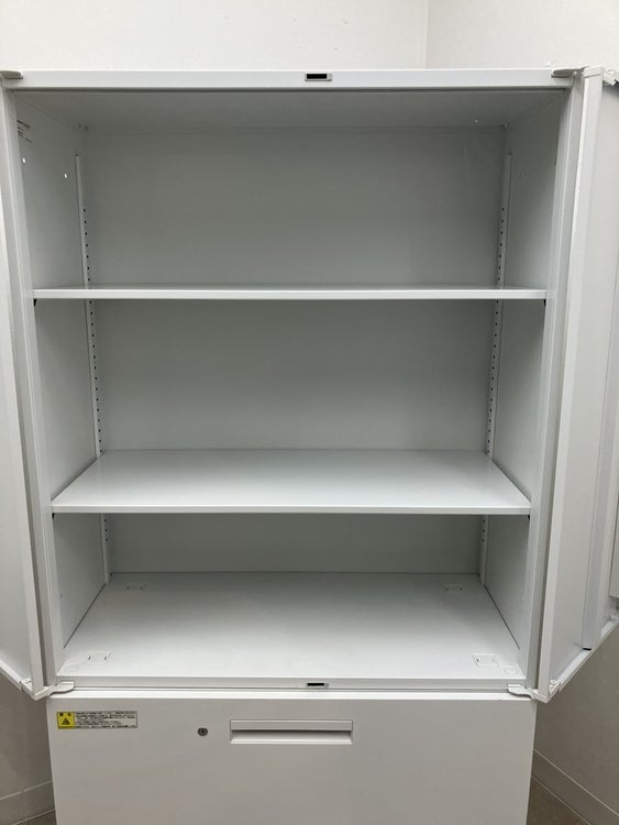 ウチダ（内田洋行）HS(ハイパーストレージ)シリーズ 両開きラテラル上下書庫 商品画像4